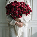Red Roses Bouquet Blanket