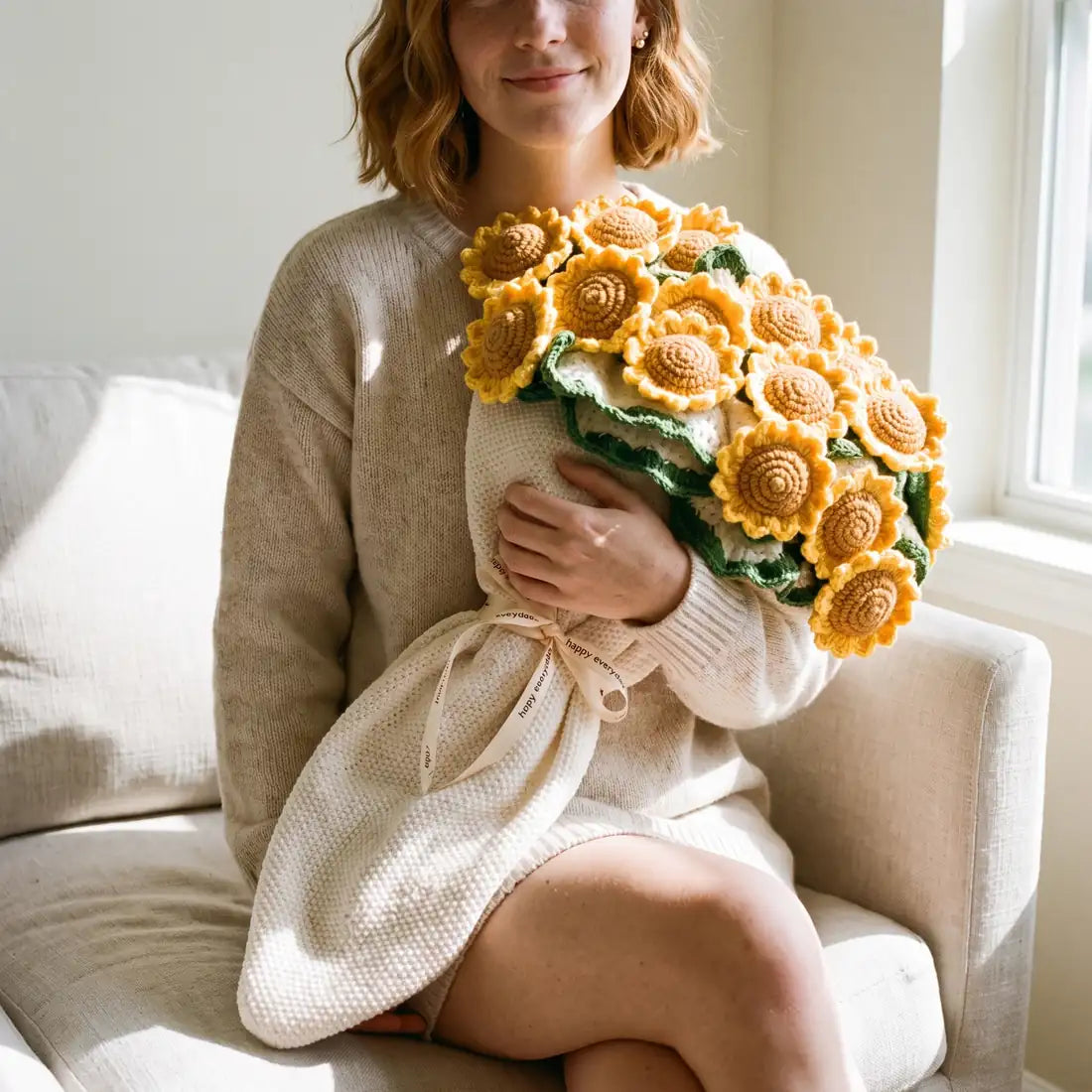 Sunflowers Bouquet Blanket
